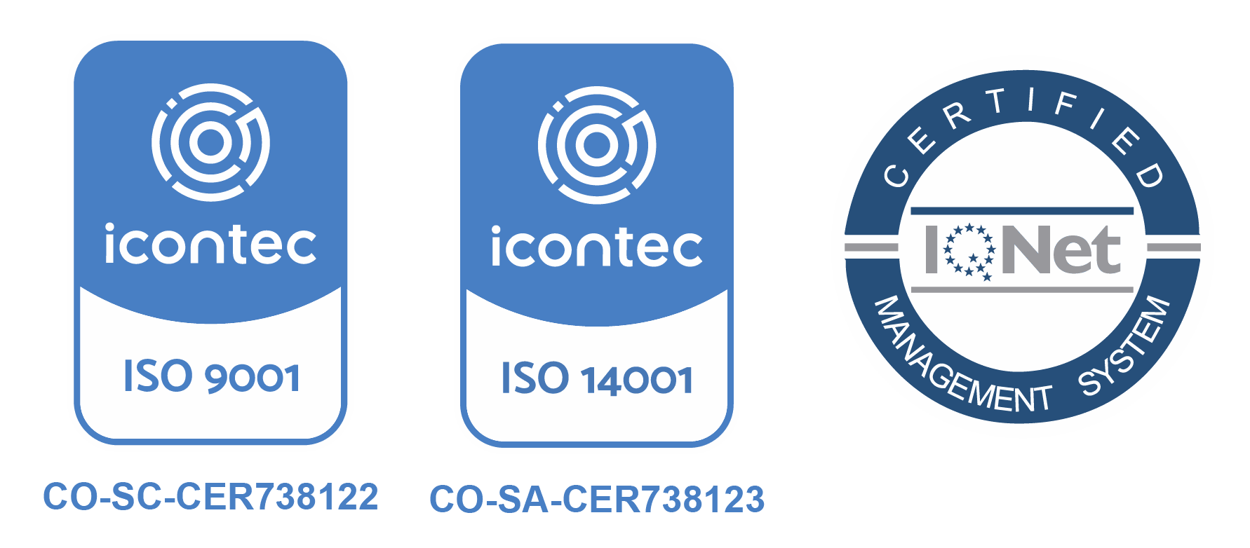 Certificaciones ISO en nosotros