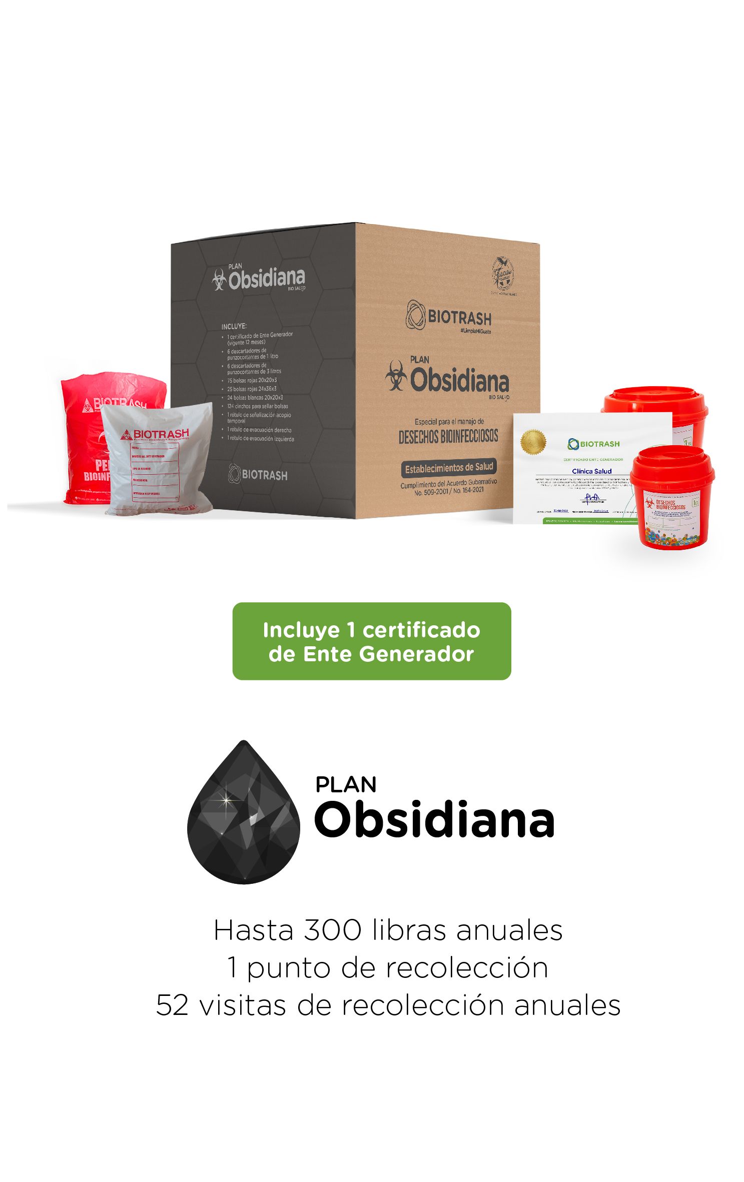 Insumos del Plan Obsidiana Biotrash