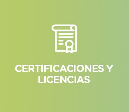 Certificaciones y Licencias