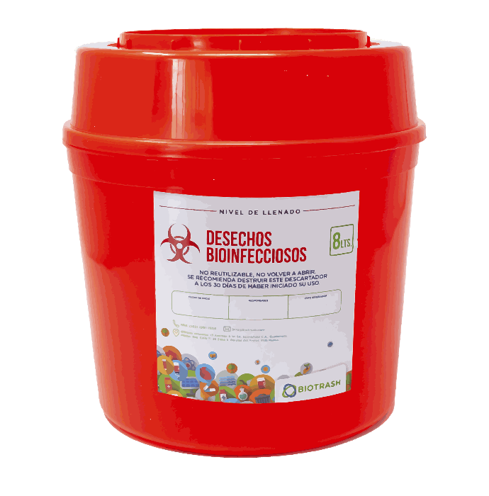 Descartador Punzocortante 08 Lts