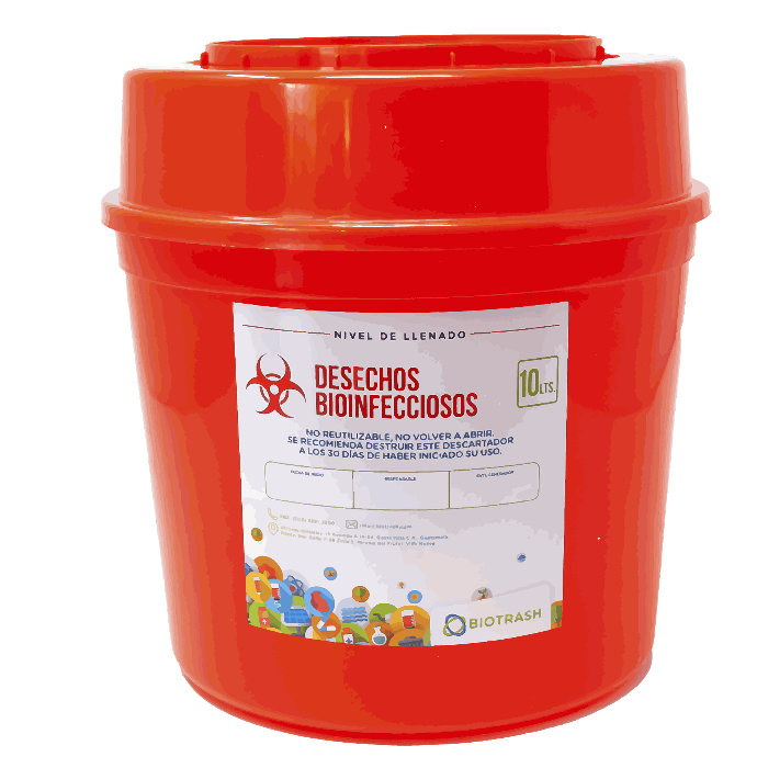 Descartador Punzocortante 10 Lts